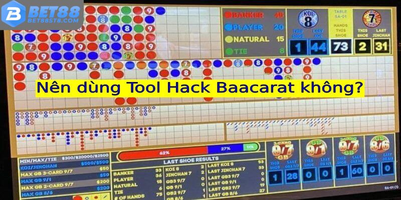 Không nên dùng các phần mềm hỗ trợ hack game Baccarat tránh rủi ro